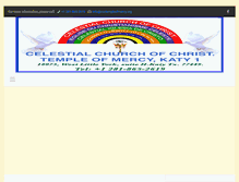 Tablet Screenshot of ccctempleofmercy.org